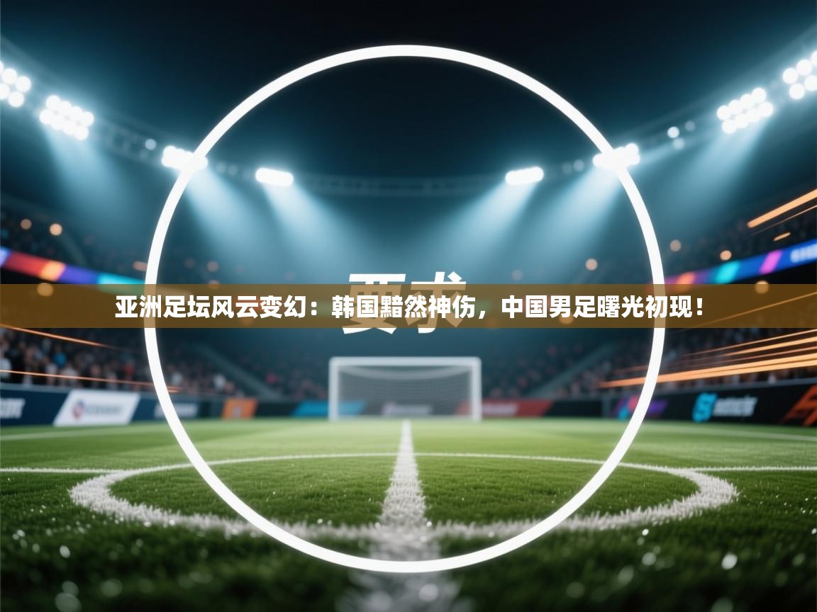 亚洲足坛风云变幻：韩国黯然神伤，中国男足曙光初现！  第1张